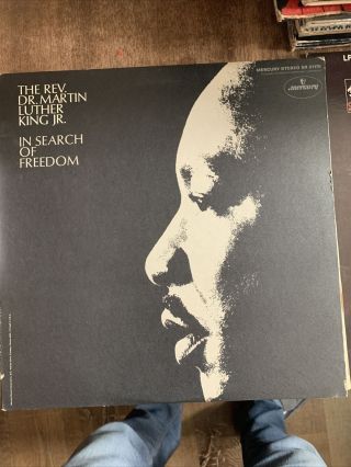 5 Dr.  Martin Luther King Jr Vintage Vinyl Records 1960s 2