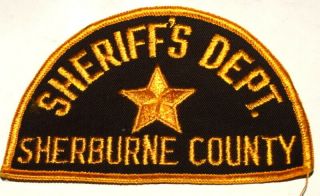 Sherburne County Minnesota Mn Sheriff Police Patch Vintage Mesh Mounting Back