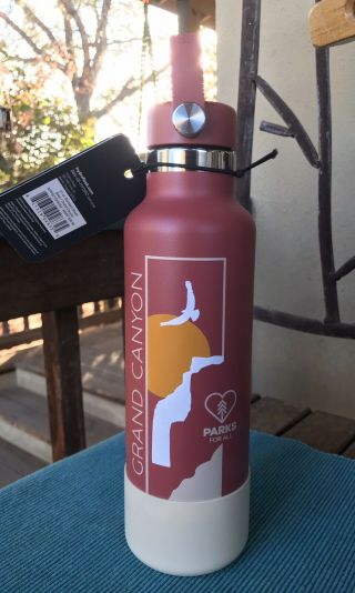 Nwt,  Hydro Flask,  Grand Canyon/national Park Foundation,  21 Ounce,  Brick Color
