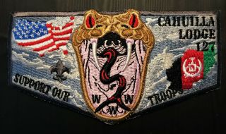 Oa Cahuilla Lodge 127 Bsa Inland Empire Support Our Air Force Troops Flap