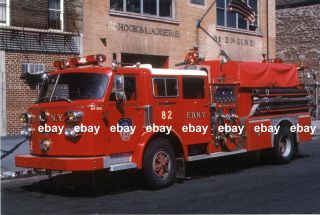 York City Engine 82 1982 American La France Pumper Fire Apparatus Print