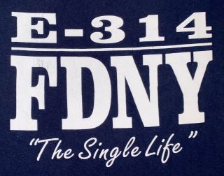 FDNY NYC Fire Department York City T - shirt Sz 2XL Engine 314 Queens 2
