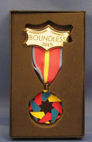 Salvation Army 2015 Boundless International Congress Ribbon & Medal