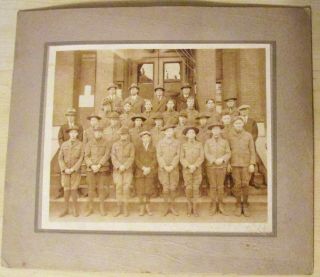 Boy Scout Troop Photograph Ca 1920 