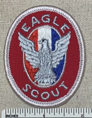 Vintage 1970s Eagle Scout Rank Badge Patch Bsa Uniform Shirt Sash Camp Pb Scouts