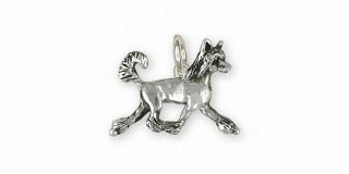 Chinese Crested Charm Jewelry Sterling Silver Handmade Dog Charm Cc5 - C