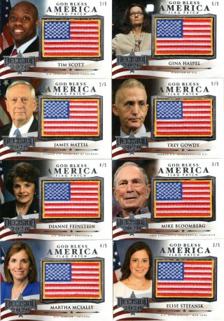 Decision 2020 James Mattis God Bless America Flag Patch 2/5 Gba - 24 Preview Ssp