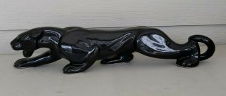 Vintage Royal Haeger Pottery Black Panther 24 "