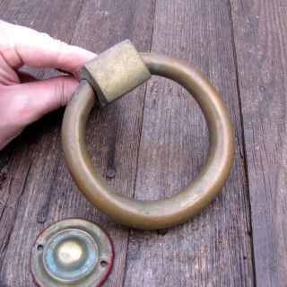 Vintage Solid Brass Ring Door Knocker
