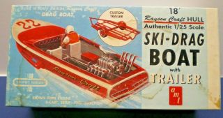 Amt 1963 Rayson Craft Ski - Drag Boat - 100 Complete Kit 2163 - 149 L@@k
