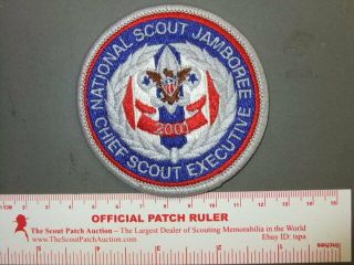 Boy Scout National Jamboree 2001 Chief Scout Executive Patch 1146z