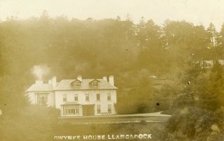 Gwynfe House Llangadock (llangadog) Scarce Rp Dismantled 1935