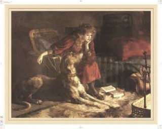 Irish Wolfhound Print,  Silent Sympathy