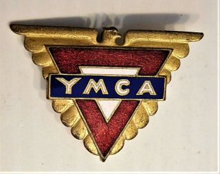 Ww2 Ymca War Service Badge - Numbered