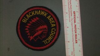 Boy Scout Blackhawk Area Council Patch Felt 8864hh