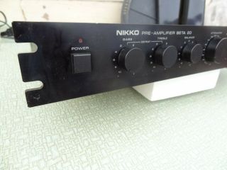 Nikko Pre - Amplifier beta 20,  Vintage 2