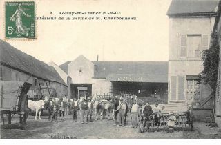 95.  N° 52284.  Roissy En France.  Ferme De M Charbonneau.  Agriculture.  Metier.