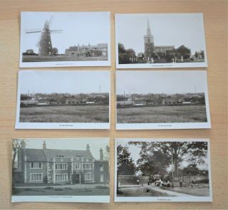 X6 Rp Postcards,  Stamps Removed,  Wymondham,  Nr Melton Mowbray Leics