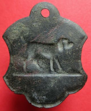 Poland - old 1908 dog tax tag - more on ebay.  pl 2