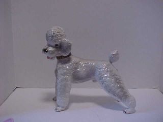 Keramos Rosenthal Porcelain Poodle Large Dog Figurine