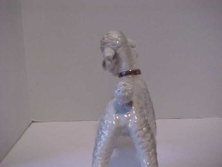Keramos Rosenthal porcelain poodle large dog figurine 3