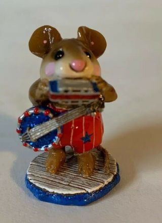 Wee Forest Folk M - 196a One Mouse Band Special W/box 1993 Retired