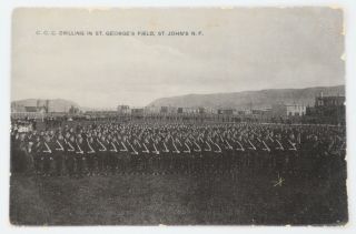 Newfoundland Postcard,  Catholic Cadet Corps,  Paramilitary,  Circa 1910,  Canada