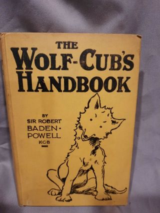 Boy Scout Book Wolf Cubs Handbook By Baden Powell British