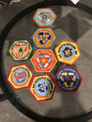 Boy Scout Patches.  Baltimore Area Council Vintage Show Patches 8