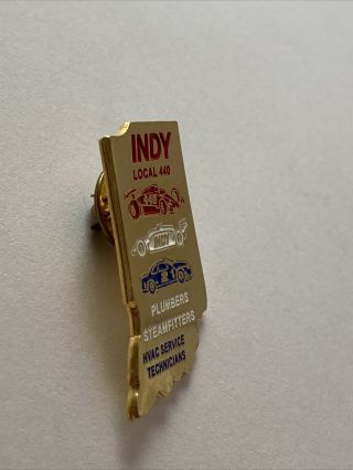 Ua Local Union 440 Indy Plumbers Steamfitters Hvacr Service Tech.  Pin / Lapel 2