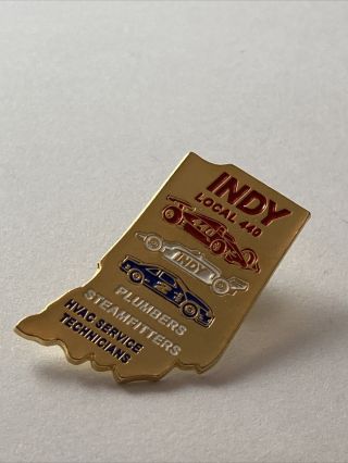 Ua Local Union 440 Indy Plumbers Steamfitters Hvacr Service Tech.  Pin / Lapel 3