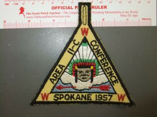 Boy Scout Oa Area 11 - C 1957 Conclave 0695ff