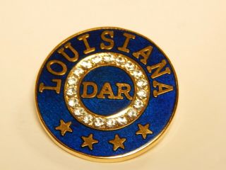 Dar Louisiana State Membership Pin Last One.