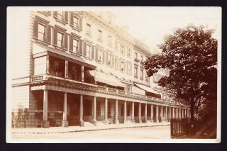 Rppc Eaton Square London Sw1w Real Photographic Postcard Posted In 1905 Mansions