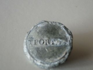 Vintage Dug Thomas Porter Slave Button  S2