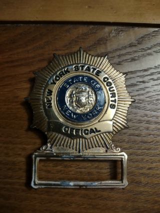 Nys Court Officer Shield Badge