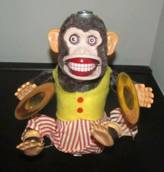 Vintage Japan Musical Jolly Chimp Toy Story Monkey Non Bandai