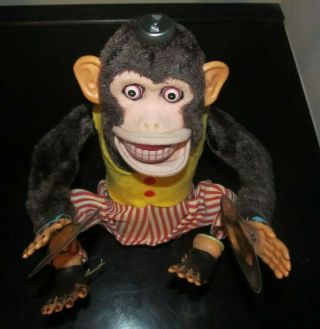 Vintage Japan Musical Jolly Chimp Toy Story Monkey NON BANDAI 2
