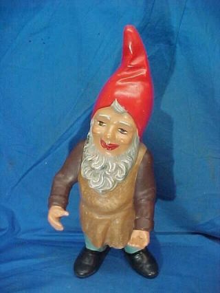 Vintage Heissner West Germany 116 Garden Gnome 19 "