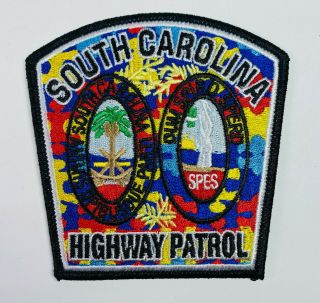 South Carolina Highway Patrol Autism Awareness Patch