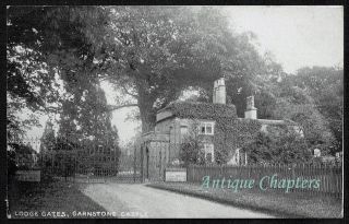 1906 Garnstone Castle Lodge Weobley Herefordshire Postcard D614