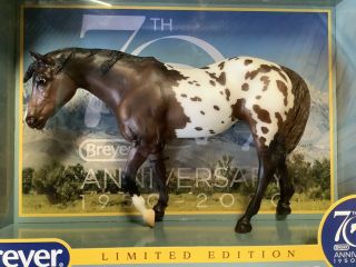 Breyer Horse 70th Anniversary Indian Pony Appaloosa Le 1825 Nib