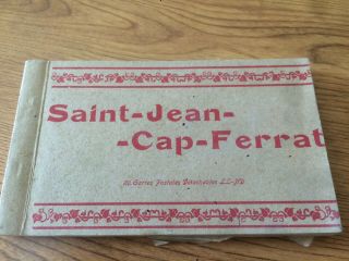 Dep 06 Ancien Carnet De 20 Cartes Postales Ancienne De Saint Jean Cap Ferrat