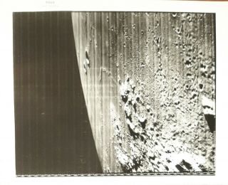Nasa Official Photographs Of Moon Taken From Lunar Orbiter Iii