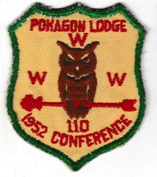 Oa Lodge 110 Pokagon 1952 Conference