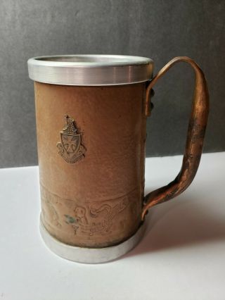 Vintage In Hoc Signo Vinces Arts And Crafts Copper Stein Mug