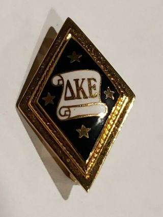 Vintage1980 10k Gold Filled Delta Kappa Epsilon Fraternity Pin Boston College?