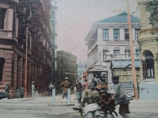 1900s Postcard China Chinese Postcard Shanghai Nanking Road Tram