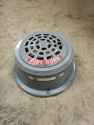 Vintage Edwards Adaptahorn Fire Horn Alarm Siren 364 A Salvage