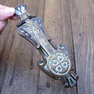 Antique Victorian Brass Door Knocker
